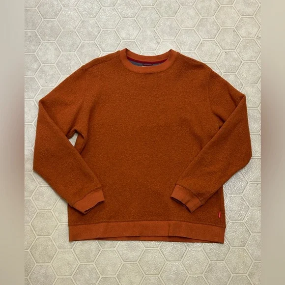 Men’s XL Topo Designs Technical Hybrid Wool Blend Crew Neck Sweater